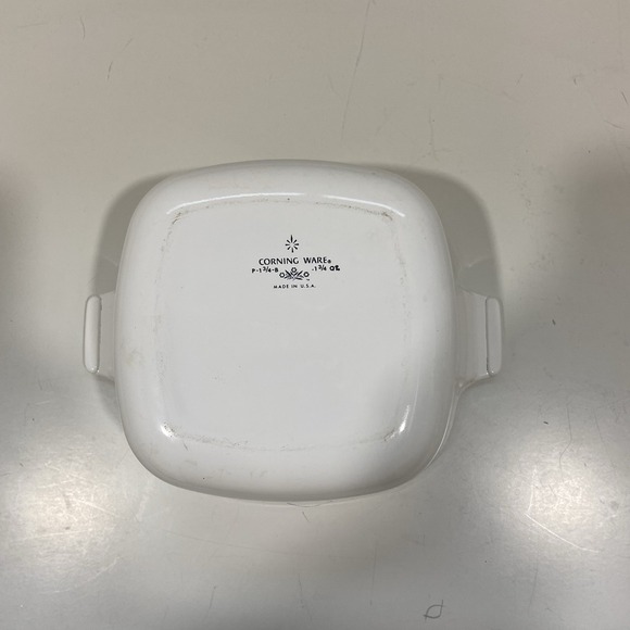 Vintage CORNING WARE Casserole Dish Cornflower Blue  1 3/4 Quart (P-1 3/4-B) USA - Picture 6 of 6